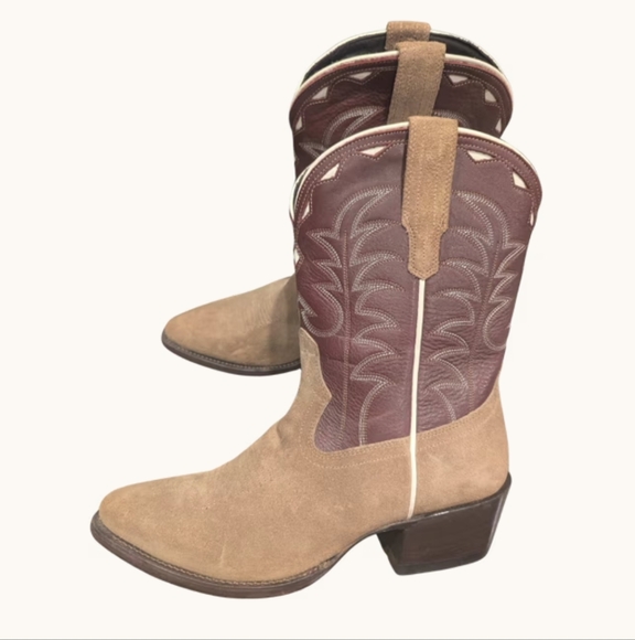 Tecovas Jolene Almond Wine Cowgirl Boots - Picture 3 of 7